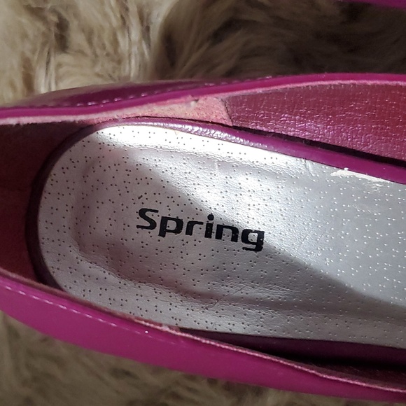 SPRING Light Purple Leather-Like Patent Heels- Size Euro 38 - Picture 4 of 16